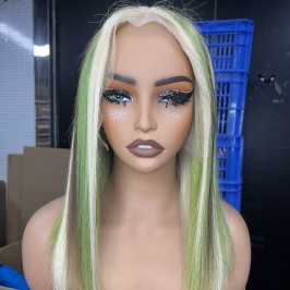 Uglam 13x6 Custom-made Transparent lace Frontal Straight Wig 180%
