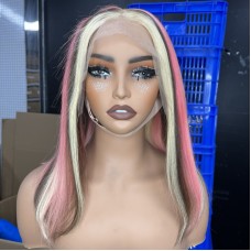 Uglam 13x6 Custom-made Transparent lace Frontal Straight Wig 180%