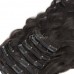 Uglam Clips Human Hair Extension Body Wave (7 pcs/set)