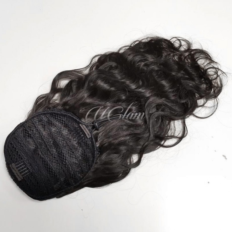 Uglam Extensions Body Wave With Drawstring Ponytail
