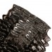 Uglam Clips Human Hair Extension Deep Wave (7 pcs/set)