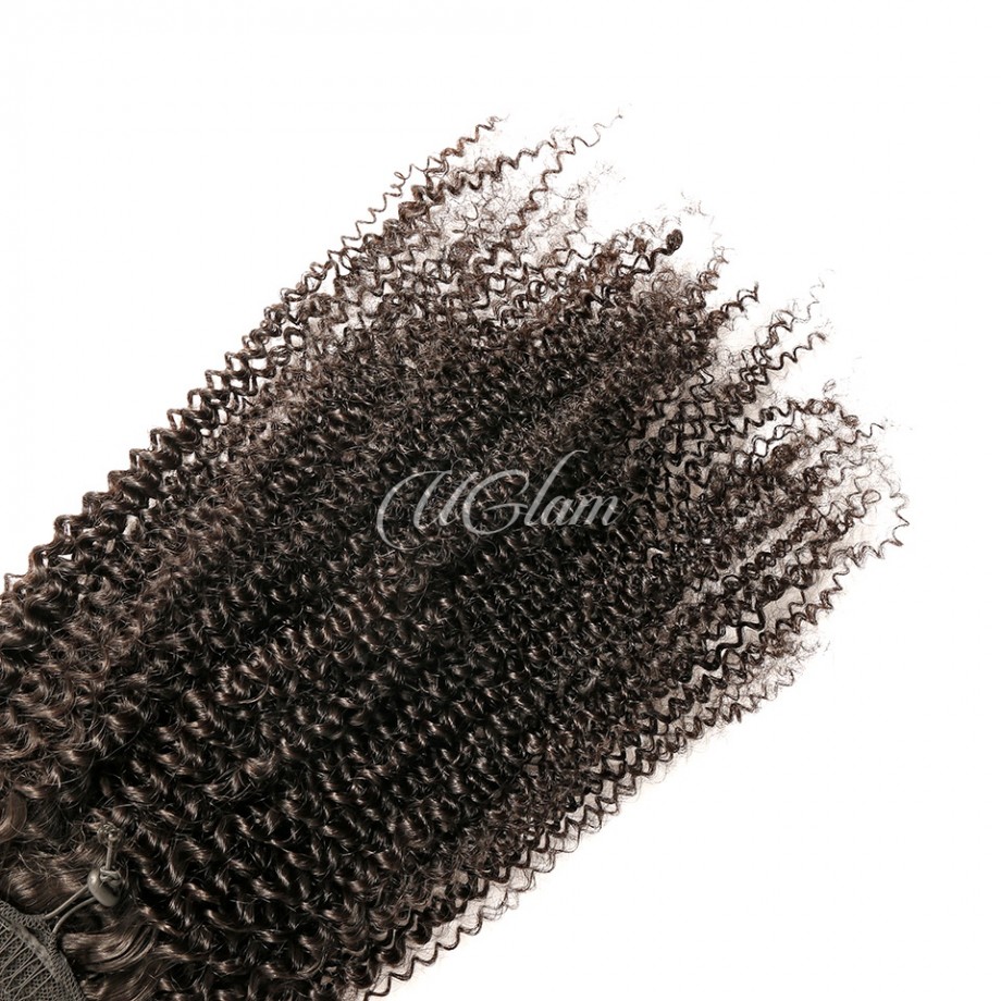 Uglam Extensions Kinky Curly With Drawstring Ponytail