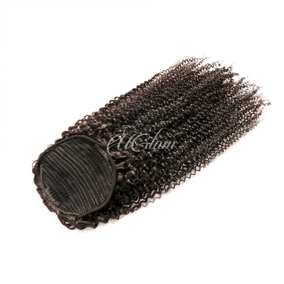Uglam Extensions Kinky Curly With Drawstring Ponytail
