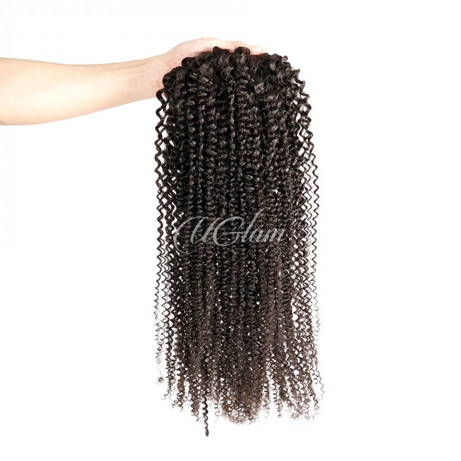 Uglam Extensions Kinky Curly With Drawstring Ponytail