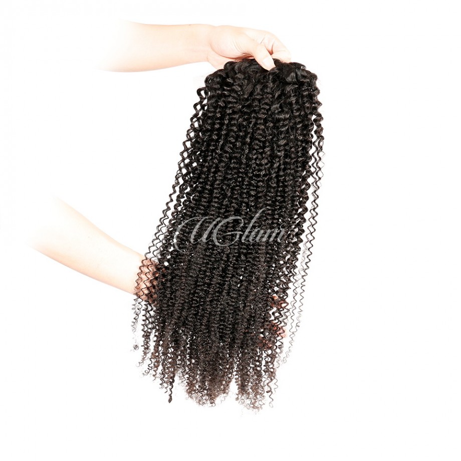 Uglam Extensions Kinky Curly With Drawstring Ponytail