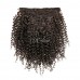 Uglam Clips Human Hair extension Kinky Curly (7 pcs/set)
