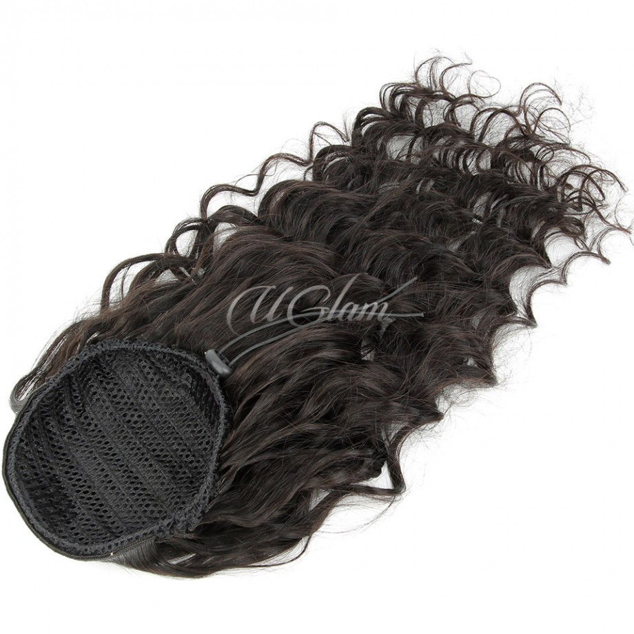 Uglam Extensions Loose Deep Wave With Drawstring Ponytail
