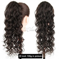 Uglam Extensions Loose Deep Wave With Drawstring Ponytail