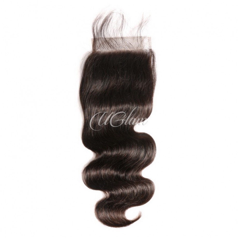 Uglam 5x5 Transparent&HD Lace Closure With Bundles Body Wave Hair