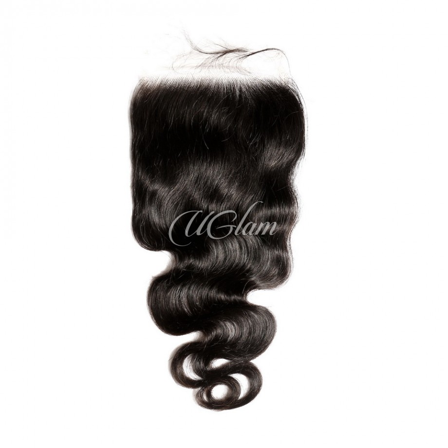 Uglam 5x5 Transparent&HD Lace Closure With Bundles Body Wave Hair