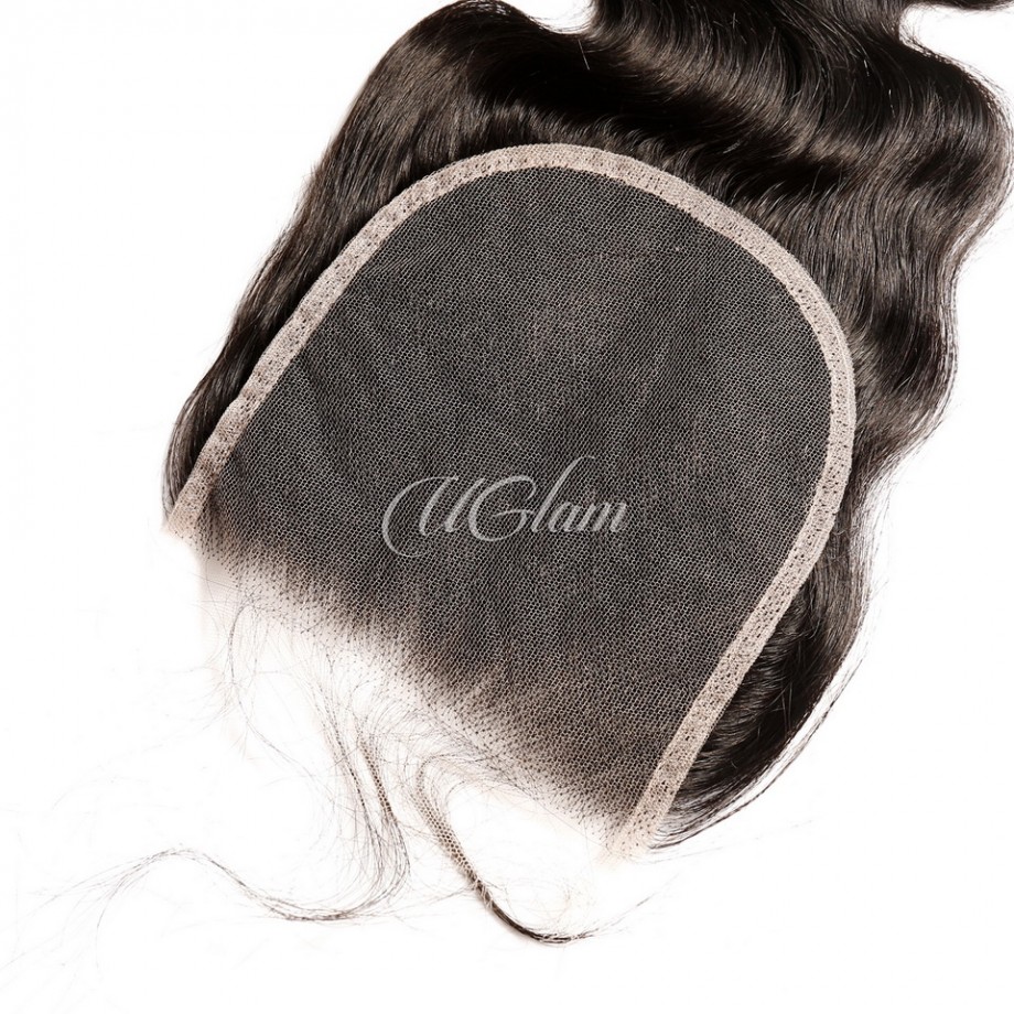 Uglam 5x5 Transparent&HD Lace Closure With Bundles Body Wave Hair