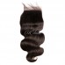 Virgin Body Wave Hair Bundles With 6x6 Transparent Lace Closure