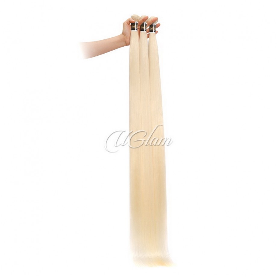 Uglam 30-40 Inches  Bundles  Blonde #613 Color Straight