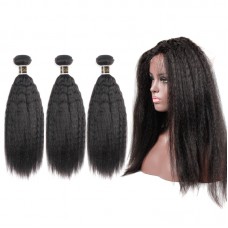 Uglam Bundles With 360 Lace Frontal Kinky Straight Sexy Formula