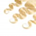 Uglam 13x6 Swiss Lace Frontal 613 Blonde Color Body Wave