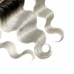 Uglam 13x4 Swiss Lace Frontal Closure 1B/Grey Color Body Wave