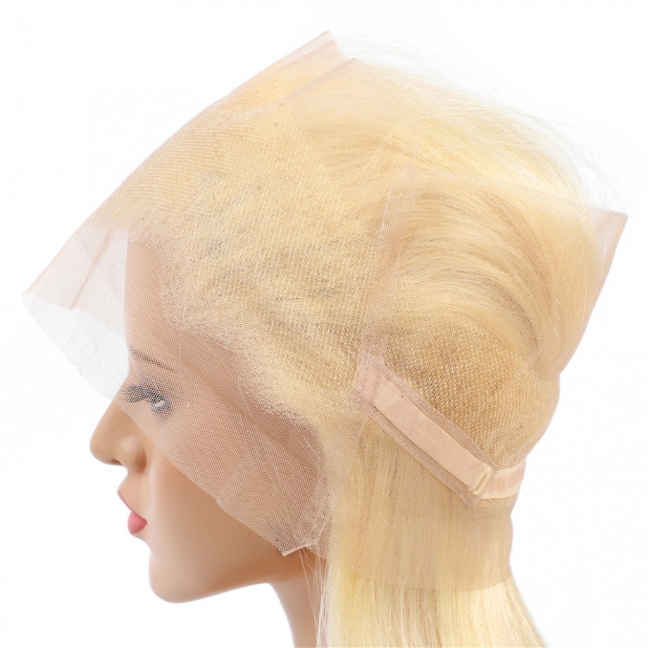 Uglam 360 Swiss Lace Frontal 613 Blonde Straight