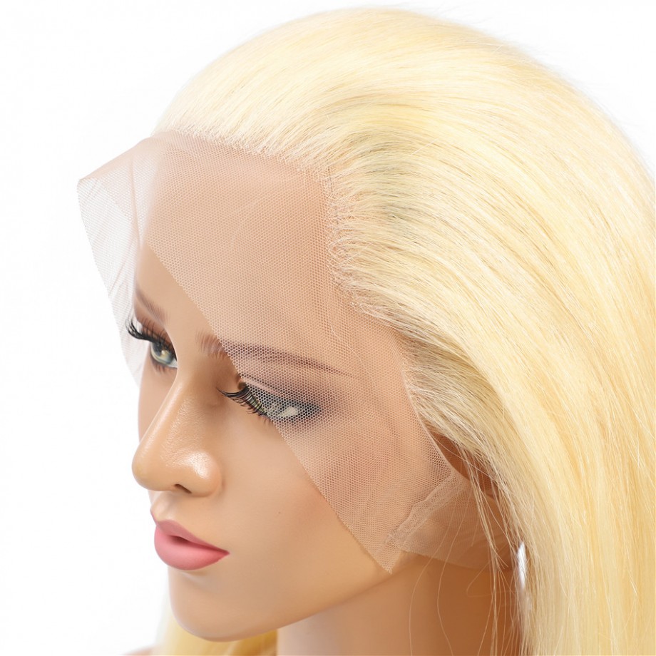 Uglam 360 Swiss Lace Frontal 613 Blonde Straight