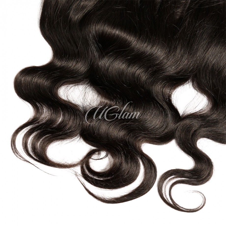 Virgin Hair 13X4 Body Wave Medium Brown Lace Frontal