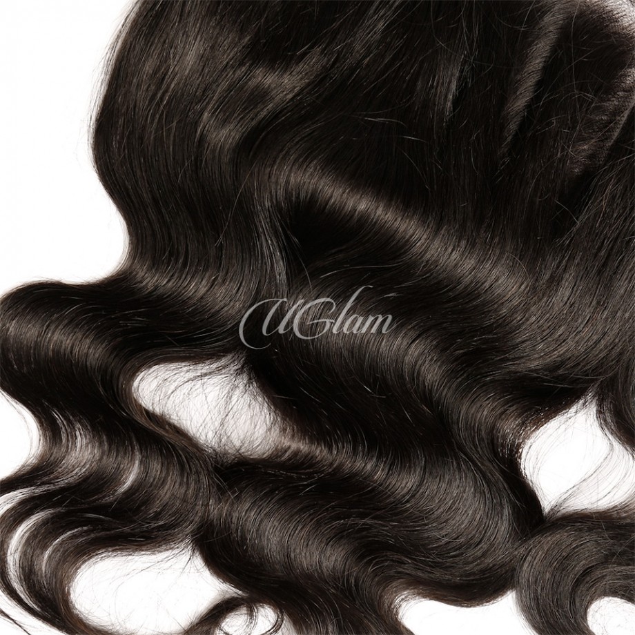 Virgin Hair 13X4 Body Wave Medium Brown Lace Frontal