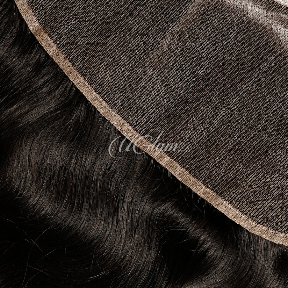 Virgin Hair 13X4 Body Wave Medium Brown Lace Frontal