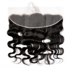 Virgin Human Hair 13x4 13x6 Transparent Lace Frontal Body Wave 