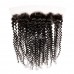 Transparent Lace Frontal Kinky Curly Humanhair
