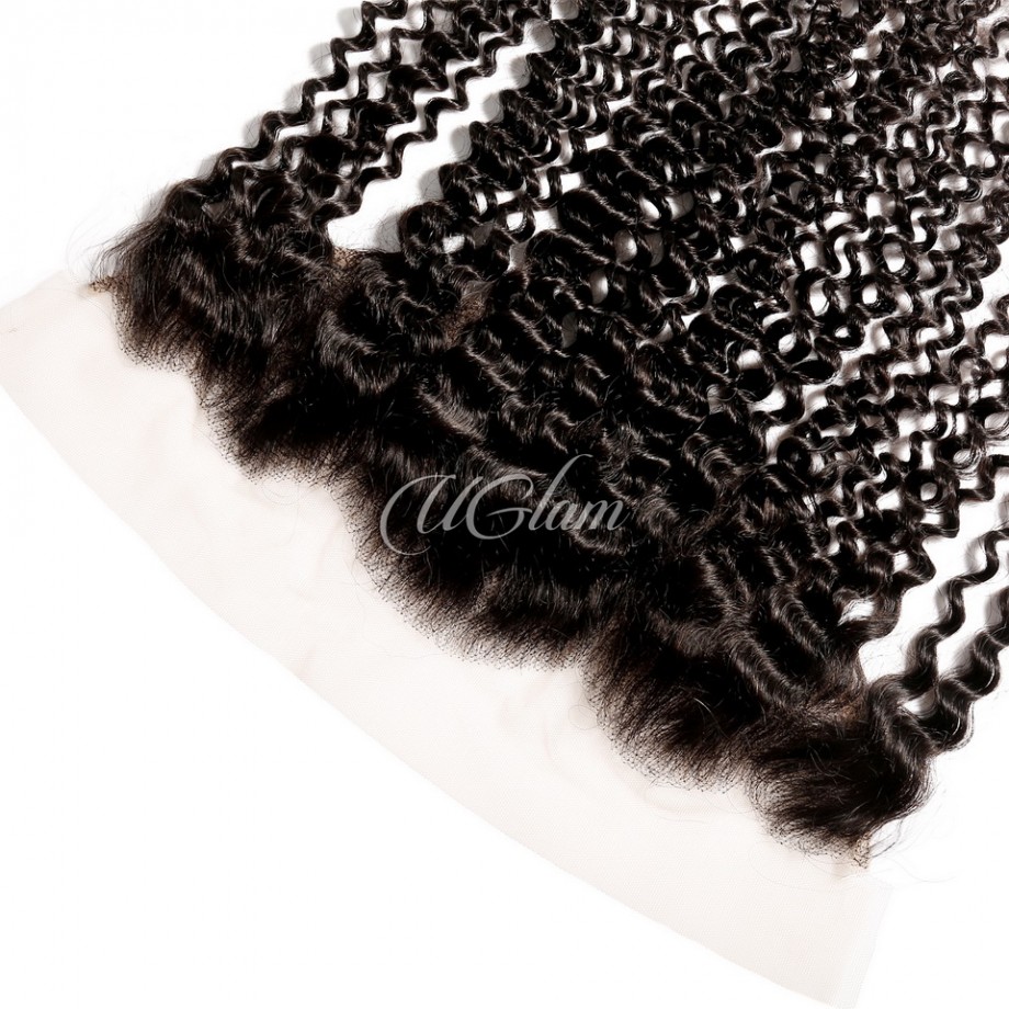 Transparent Lace Frontal Kinky Curly Humanhair