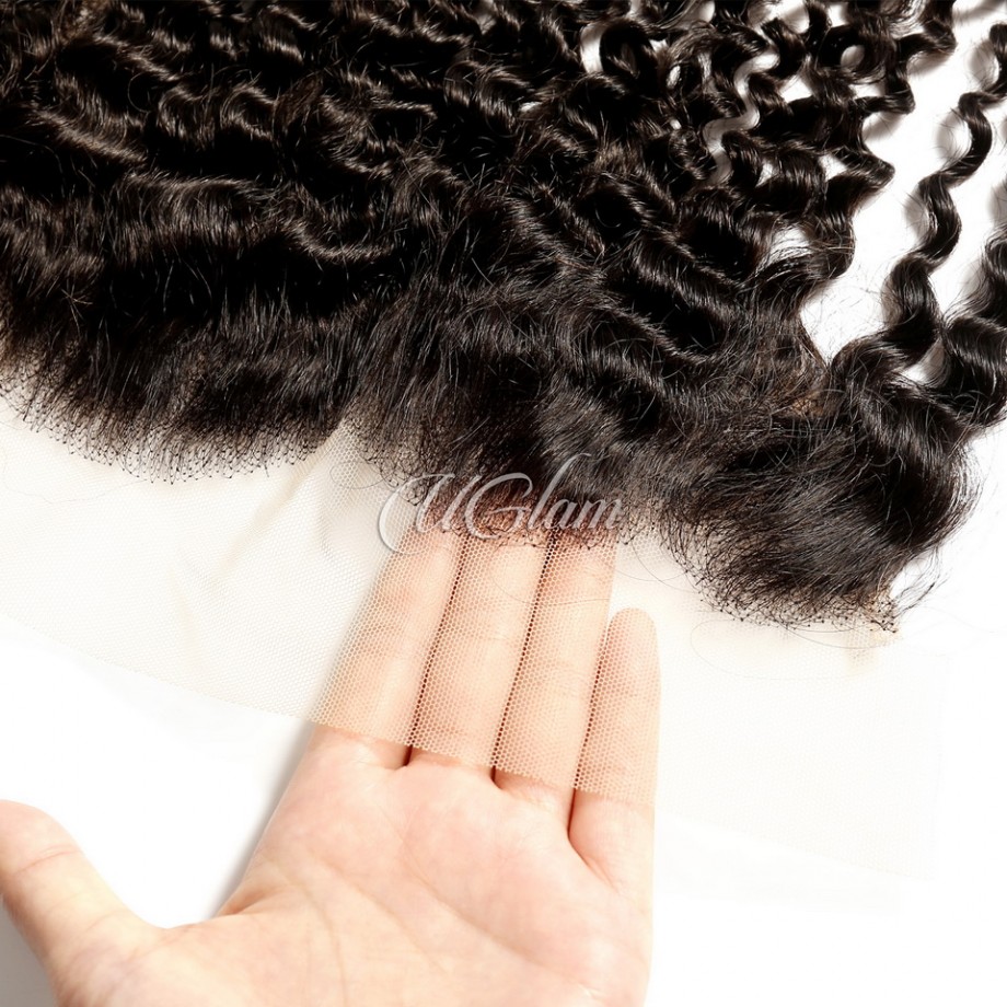 Transparent Lace Frontal Kinky Curly Humanhair