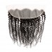 Transparent Lace Frontal Kinky Curly Humanhair