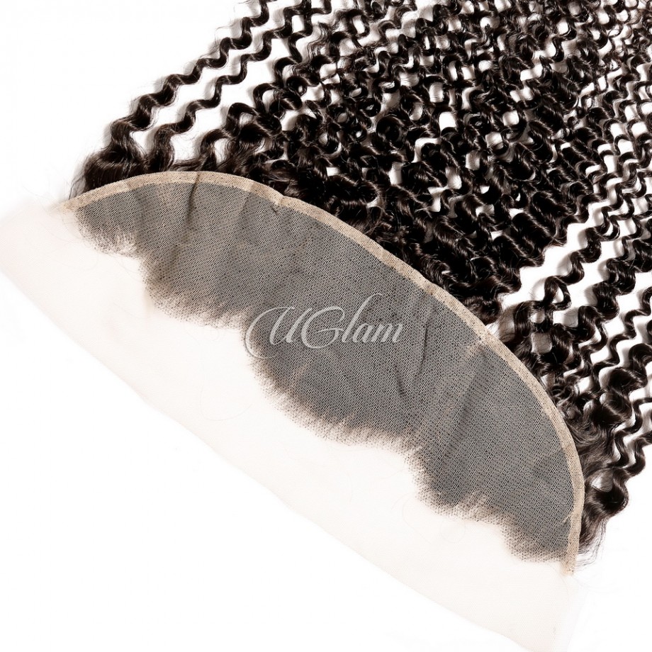 Transparent Lace Frontal Kinky Curly Humanhair
