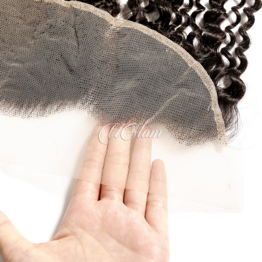 Transparent Lace Frontal Kinky Curly Humanhair