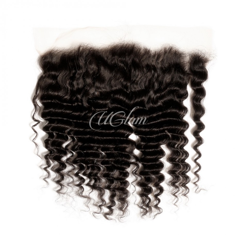 Transparent Lace Frontal Deep Wave Humanhair