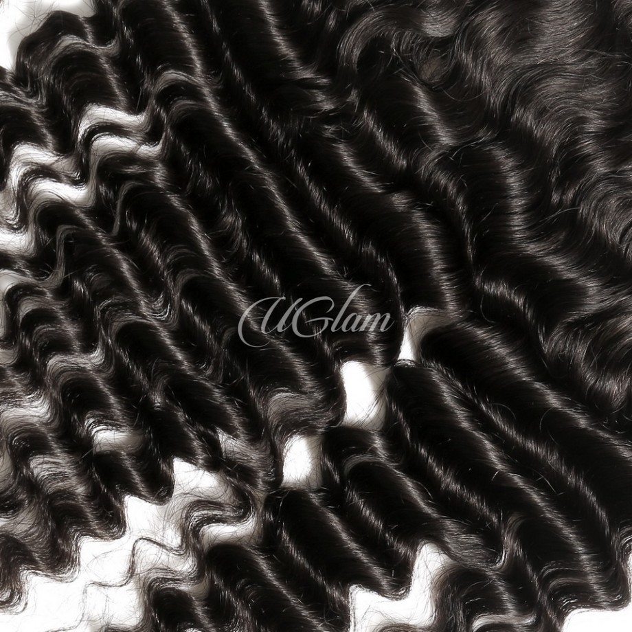 Transparent Lace Frontal Deep Wave Humanhair