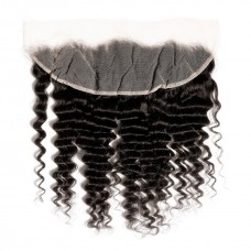 Transparent Lace Frontal Deep Wave Humanhair