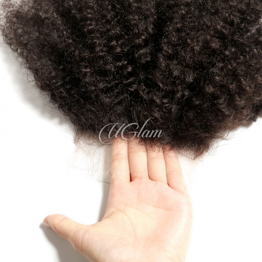 Uglam 4X4/5X5/6X6 Lace HD Closure Afro Kinky Curly