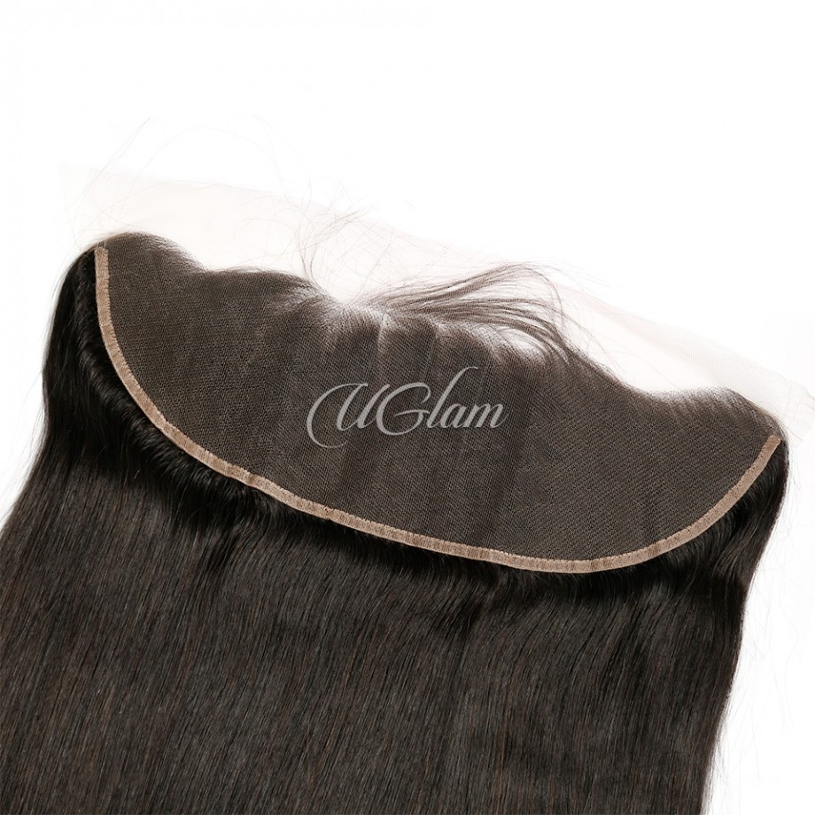 Uglam 13X4 Straight Medium Brown Lace Frontal