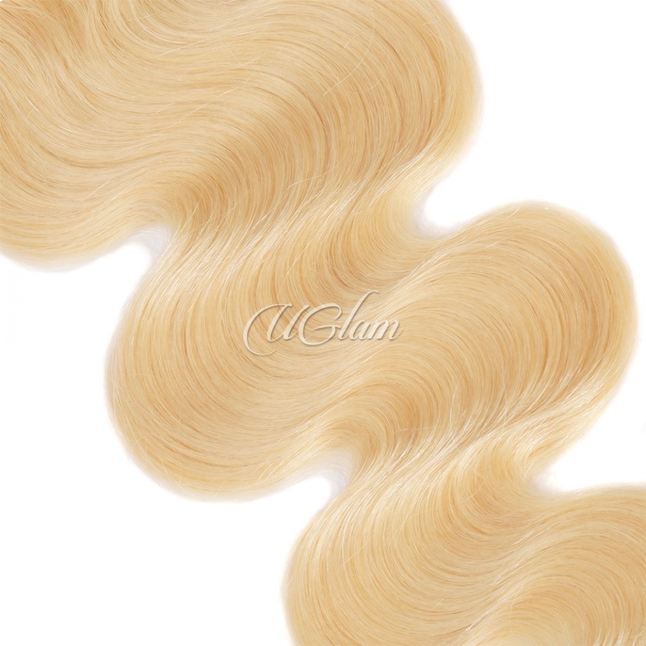  5x5 HD Blonde #613 Color Lace Closure Blonde Body Wave Human Hair