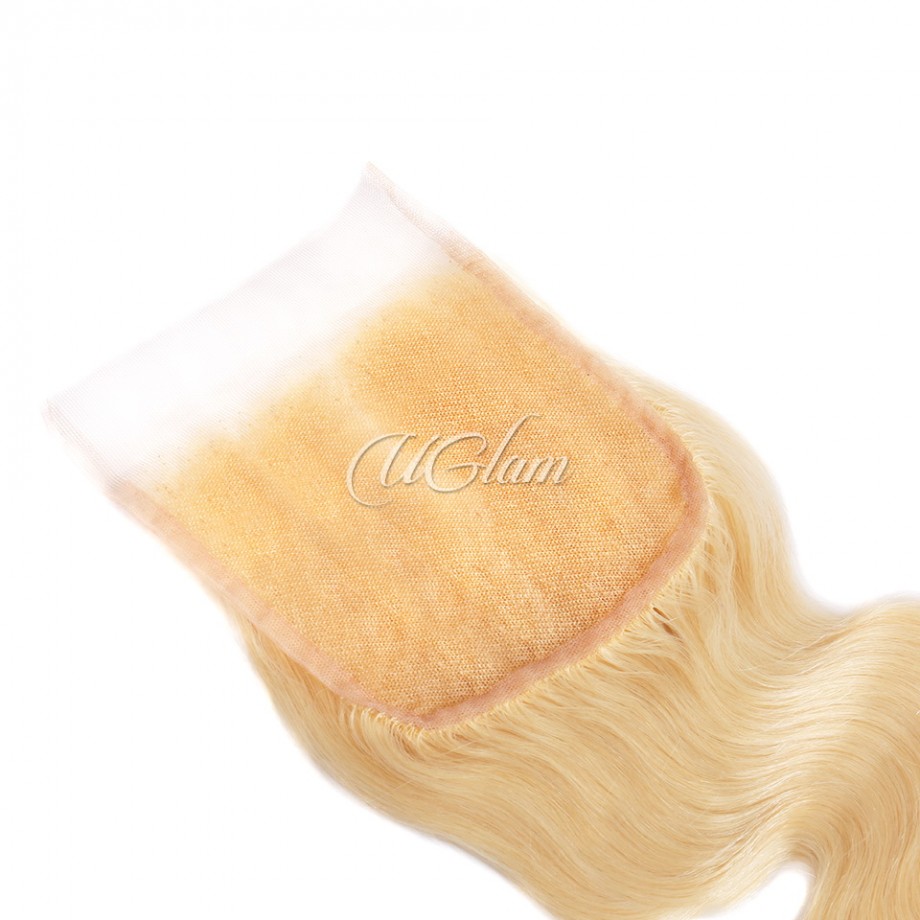  5x5 HD Blonde #613 Color Lace Closure Blonde Body Wave Human Hair