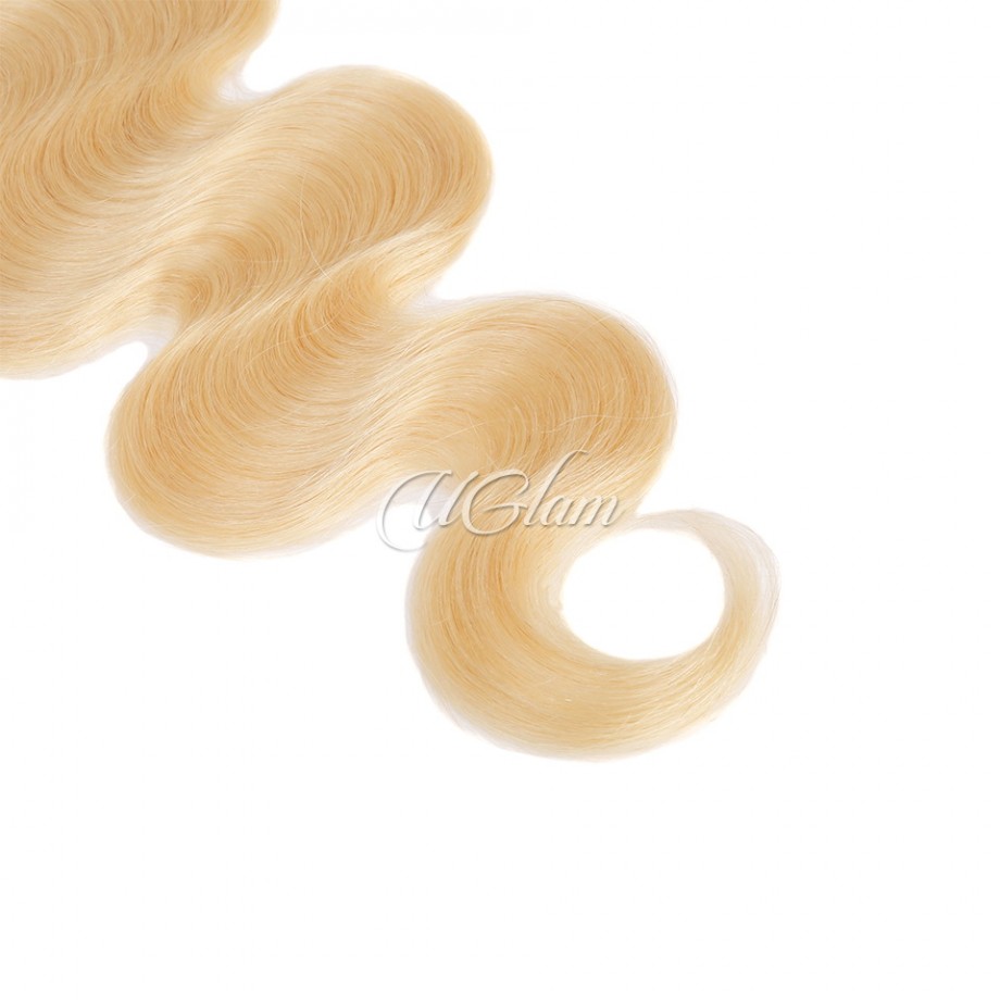  5x5 HD Blonde #613 Color Lace Closure Blonde Body Wave Human Hair