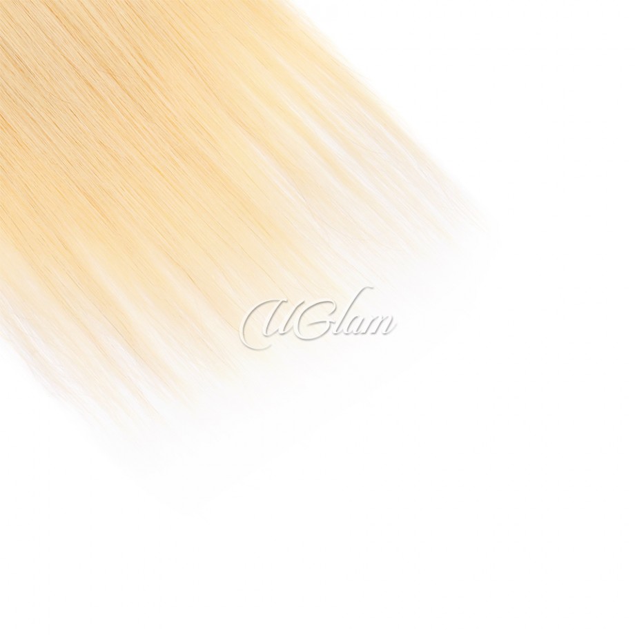 Uglam HD 5X5 Swiss Lace Closure Blonde #613 Color Straight