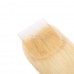 5x5 HD #613 Blonde Color Lace Closure Blonde Straight Human Hair