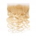 Virgin #613 Blonde Color 13x4 13x6  Transparent Lace Frontal Body Wave Human Hair