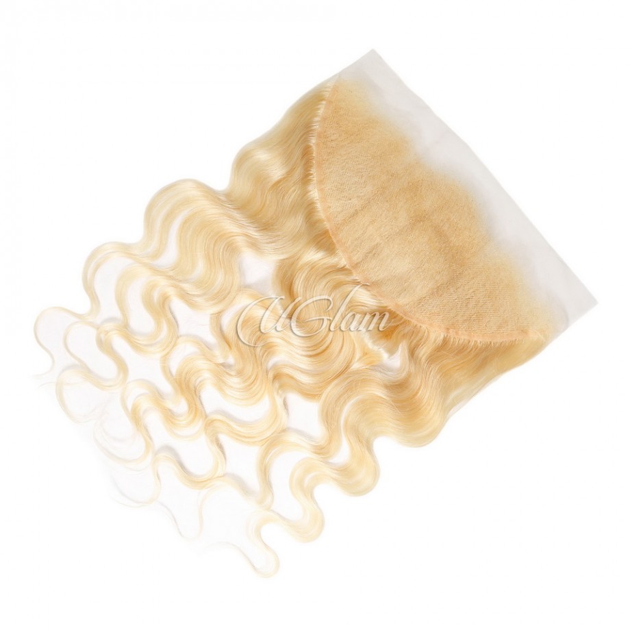 Virgin #613 Blonde Color 13x4 HD Lace Frontal Body Wave Human Hair