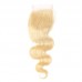 Uglam 4X4 Swiss Lace Closure Blonde #613 Color