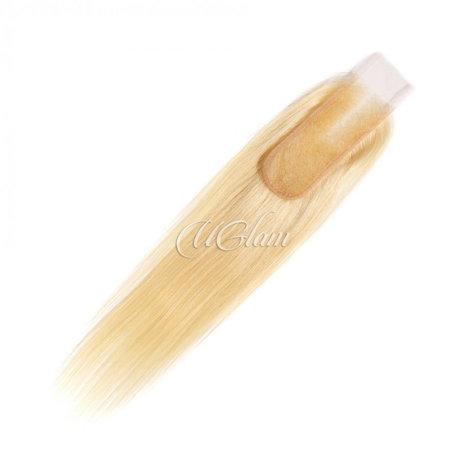 Uglam 613 Blonde 2X6 HD Closure Straight