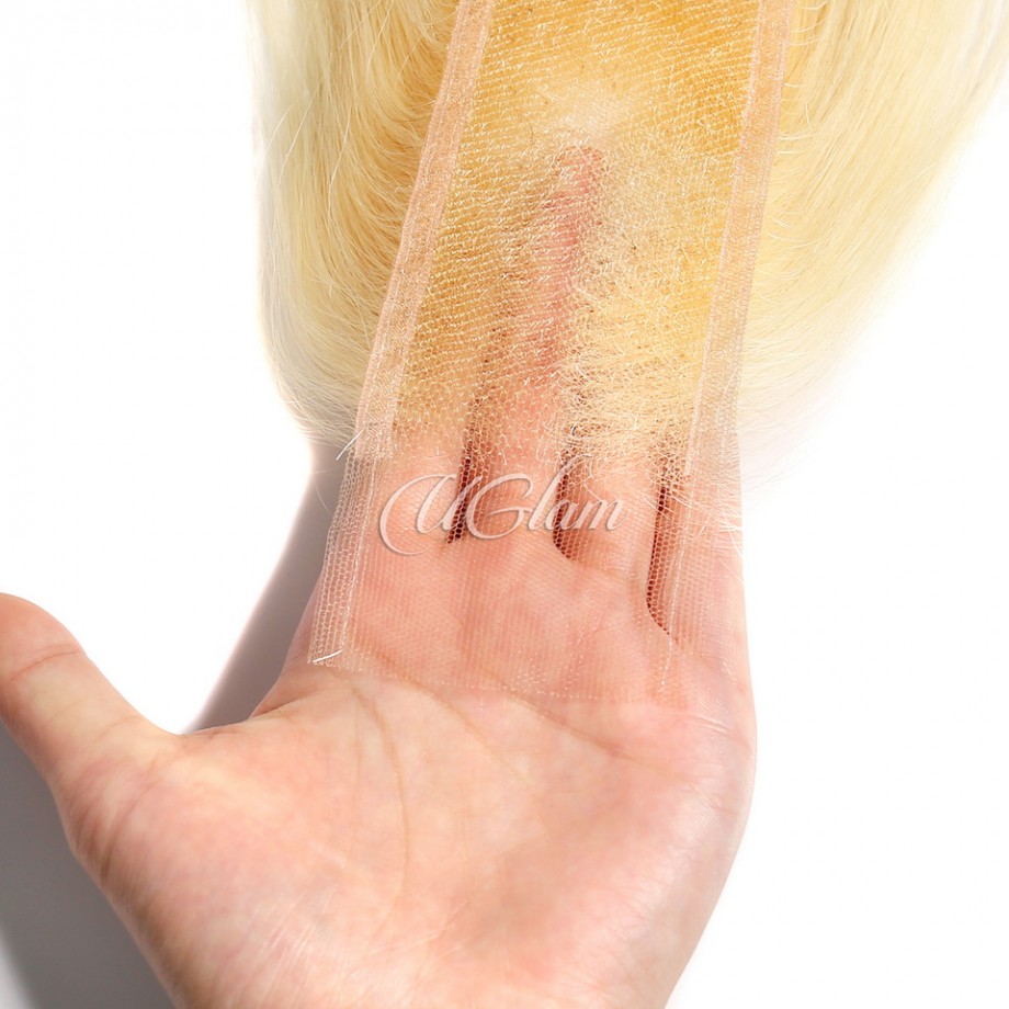 Uglam 613 Blonde 2X6 HD Closure Straight