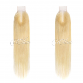 Uglam 613 Blonde 2X6 HD Closure Straight