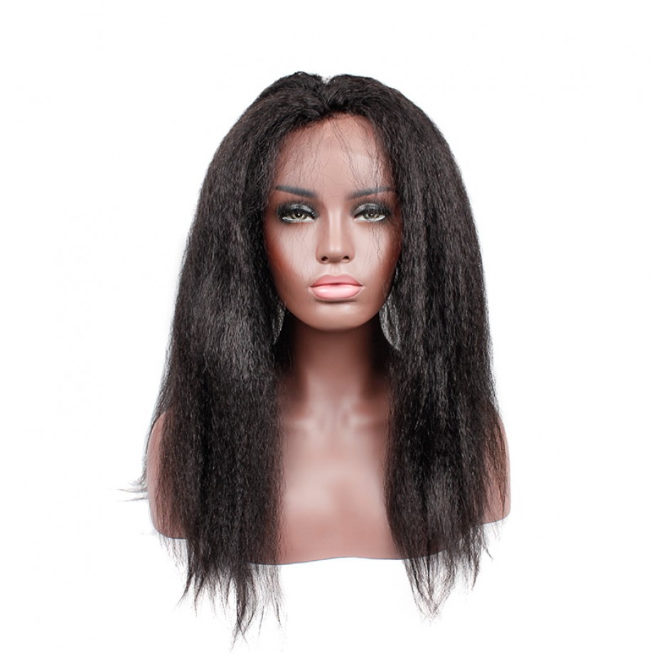 Uglam 360 Lace Frontal Kinky Straight 250% Density