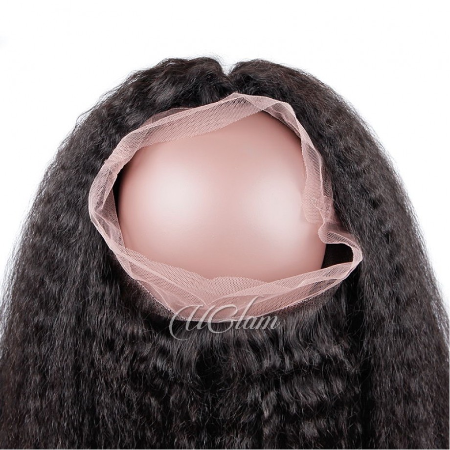 Uglam 360 Lace Frontal Kinky Straight 250% Density